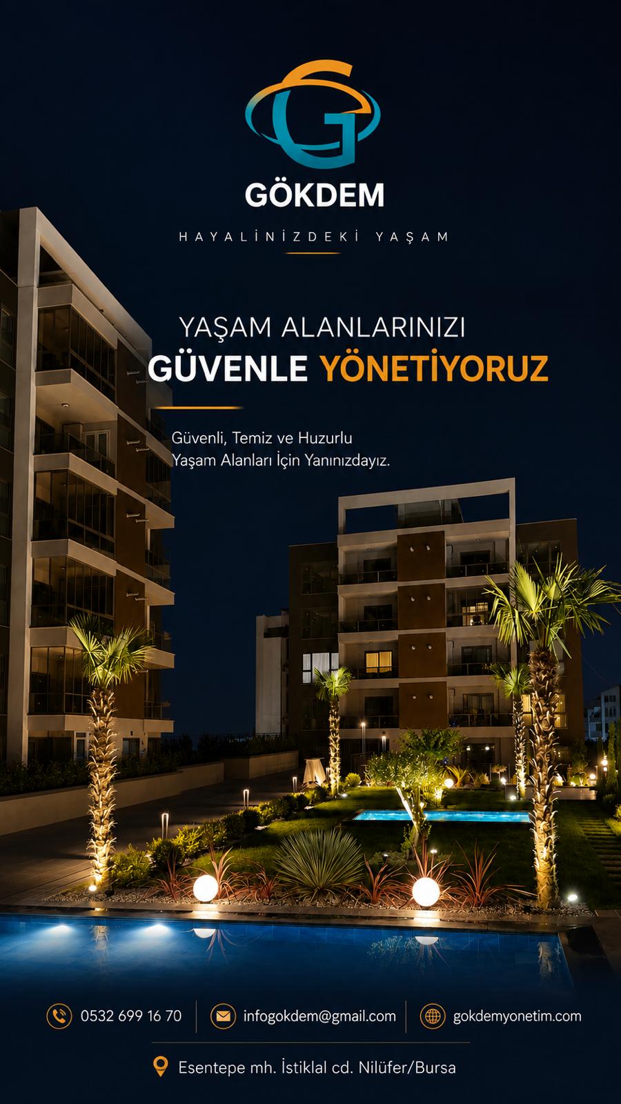 Gökdem Yönetim kurumsal tanıtım afişi