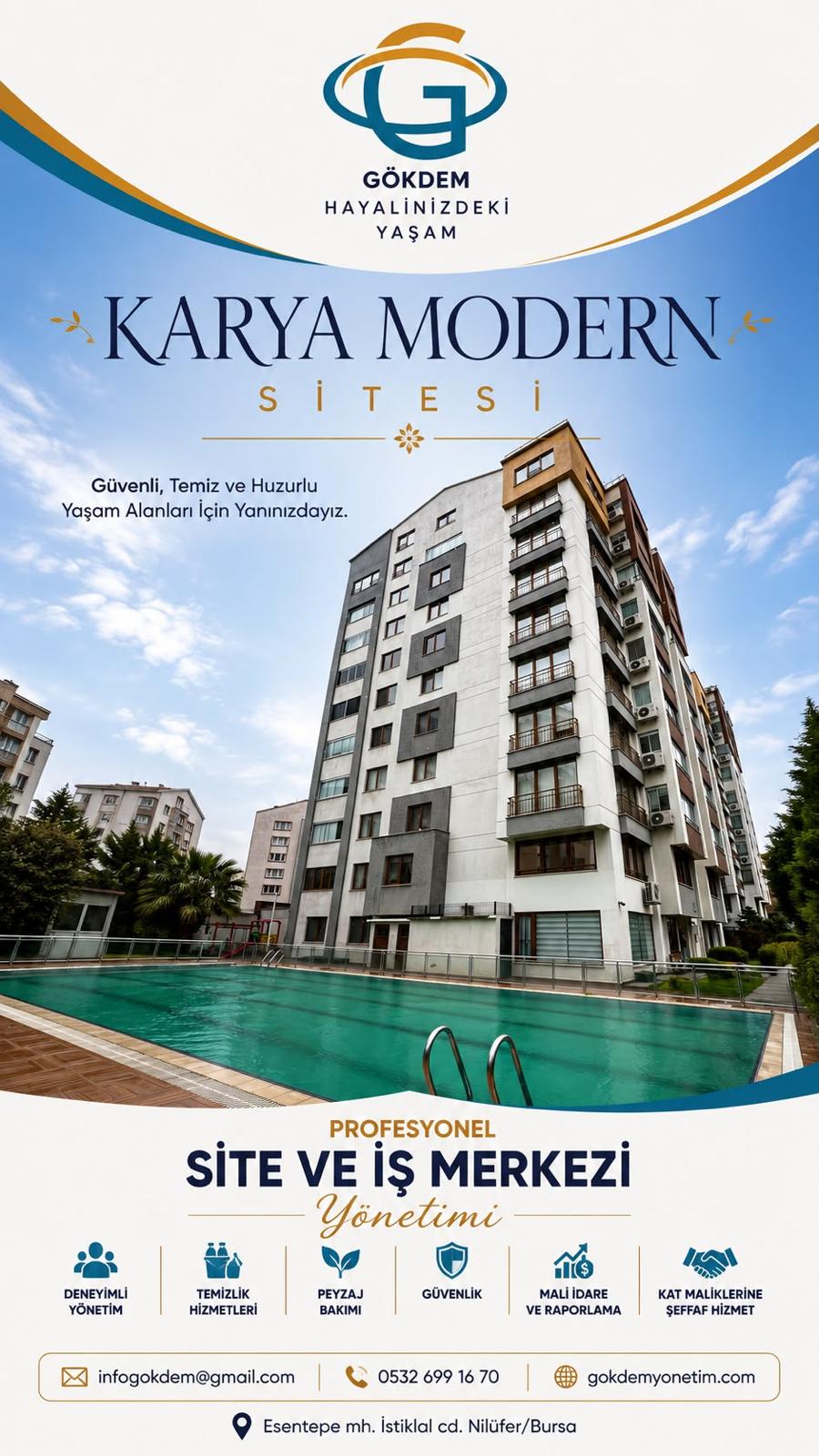 Karya Modern Sitesi Gökdem Yönetim referans projesi
